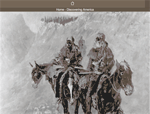 Tablet Screenshot of discoveringamerica-history.com